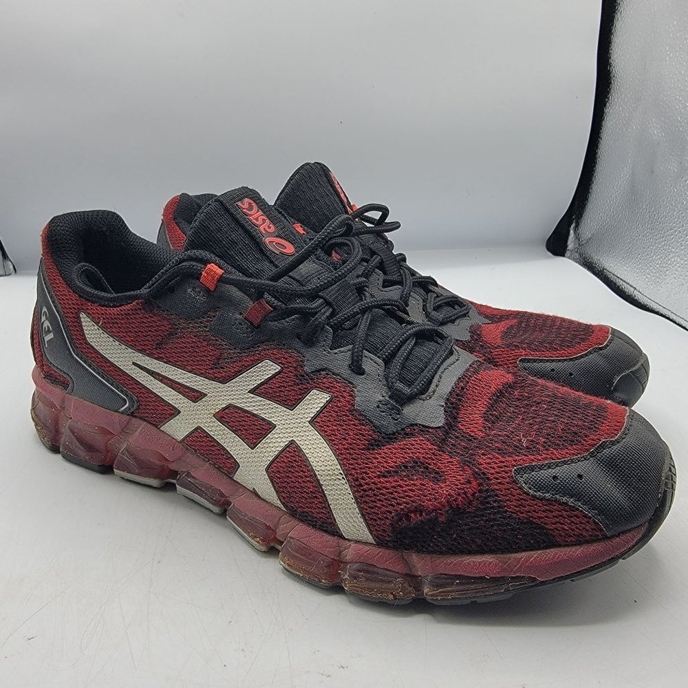 Asics Gel-Quantum 360 6 Mens 10 Beet Juice Pure Silver Red Shoes 1201A062 600